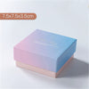 Pearlescent Gradient Pink Jewelry Packaging Box Made Of Paper And Cardboard For Earrings Ring Necklace Bracelet