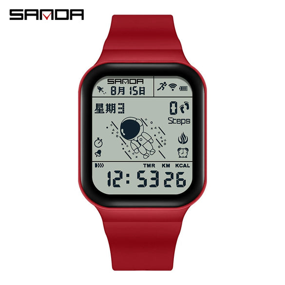 Pedometer Abs Tpu Rectangle Outdoor Sports Waterproof Natural Style