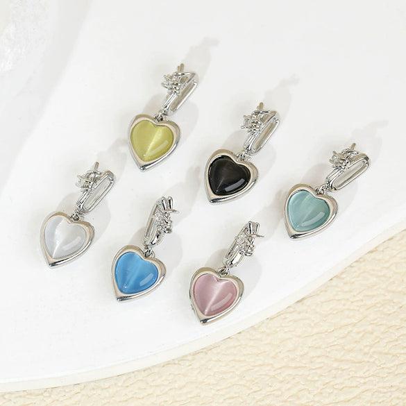 Pendant Accessories Copper Heart Shape Electroplating Cartoon Style