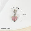 Pendant Accessories Copper Heart Shape Electroplating Cartoon Style