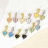 Pendant Accessories Copper Heart Shape Electroplating Cartoon Style