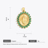 Pendant Accessories Goldplated Copper Zircon Inlay Starfish And Oval Shape