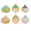 Pendant Accessories Stainless Steel Oildropped Shell Ocean Series