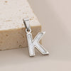 Pendant Accessories Women's Fresh And Sweet Stainless Steel With White Shell And English Letters