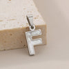 Pendant Accessories Women's Fresh And Sweet Stainless Steel With White Shell And English Letters