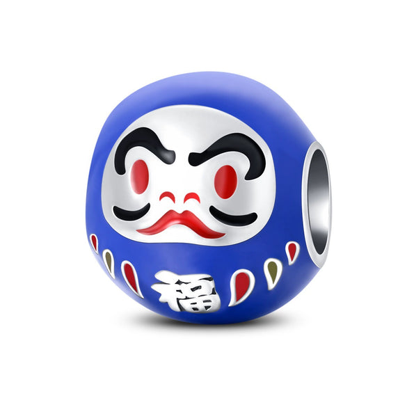 Pendant Beads New Copper Silver Plated Lion Dance Red Lantern Fortune Cat Festival Elements Dripping Oil Design