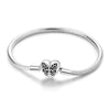 Pendant Beads Silver Plated With Flowers Insects Animals Zodiac Pattern For Women