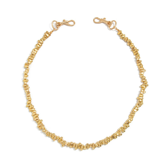 Pendant Chain For Clothing Bag Asymmetrical Beaded Geometric Plastic Style