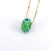 Pendant Clavicle Chain Copper Mixed Gem Inlay Geometric Hiphop Style Electroplating Unisex