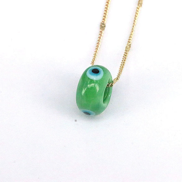 Pendant Clavicle Chain Copper Mixed Gem Inlay Geometric Hiphop Style Electroplating Unisex