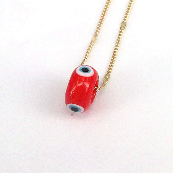 Pendant Clavicle Chain Copper Mixed Gem Inlay Geometric Hiphop Style Electroplating Unisex