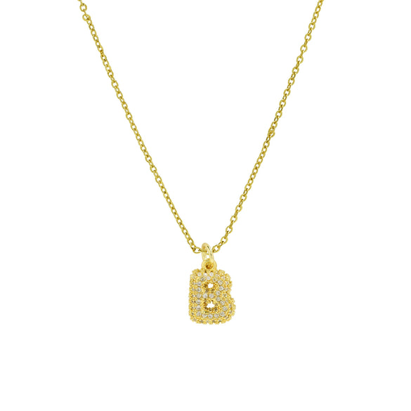 Pendant Clavicle Chain Necklace Brass Electroplated With Letters Numbers Text Pattern