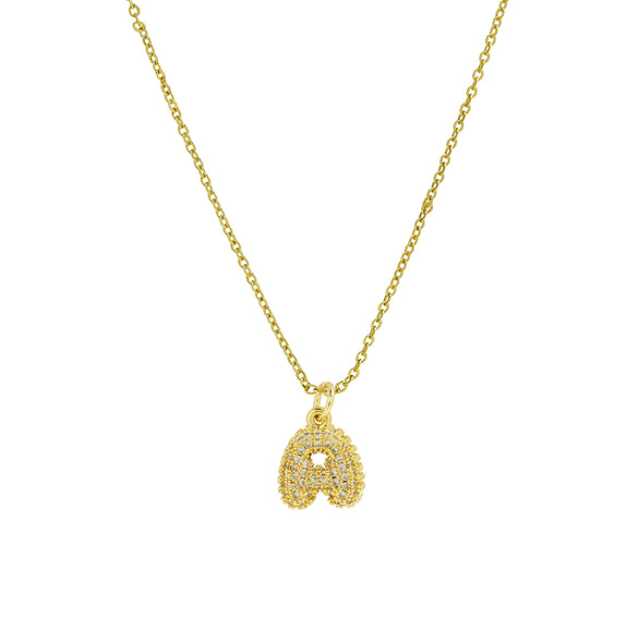 Pendant Clavicle Chain Necklace Brass Electroplated With Letters Numbers Text Pattern