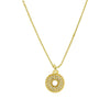 Pendant Clavicle Chain Necklace Brass Electroplated With Letters Numbers Text Pattern