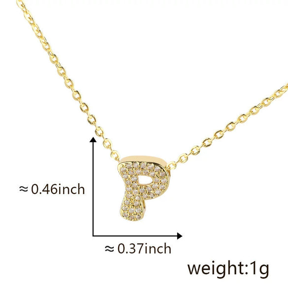 Pendant Copper Electroplated Inlaid Zircon Hiphop Style With Letters Numbers Text