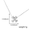 Pendant Copper Electroplated Inlaid Zircon Hiphop Style With Letters Numbers Text