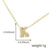 Pendant Copper Electroplated Inlaid Zircon Hiphop Style With Letters Numbers Text