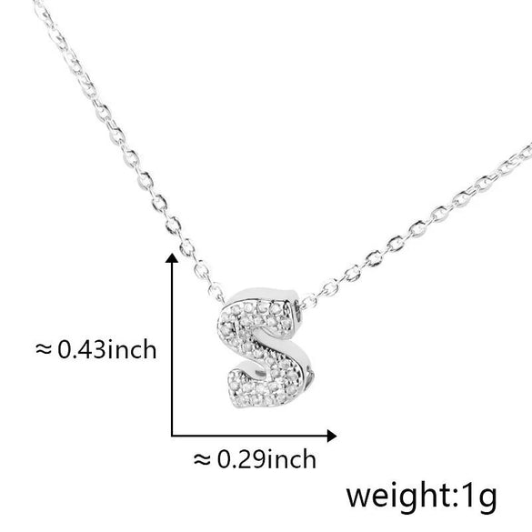Pendant Copper Electroplated Inlaid Zircon Hiphop Style With Letters Numbers Text