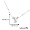 Pendant Copper Electroplated Inlaid Zircon Hiphop Style With Letters Numbers Text