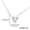 Pendant Copper Electroplated Inlaid Zircon Hiphop Style With Letters Numbers Text