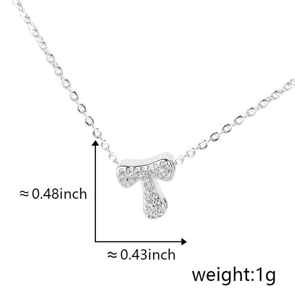 Pendant Copper Electroplated Inlaid Zircon Hiphop Style With Letters Numbers Text