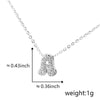 Pendant Copper Electroplated Inlaid Zircon Hiphop Style With Letters Numbers Text