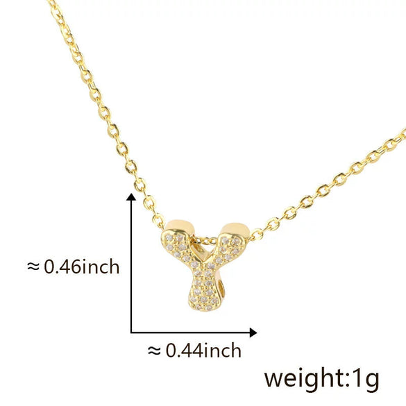 Pendant Copper Electroplated Inlaid Zircon Hiphop Style With Letters Numbers Text