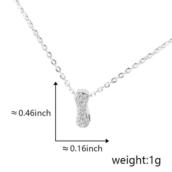 Pendant Copper Electroplated Inlaid Zircon Hiphop Style With Letters Numbers Text