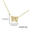 Pendant Copper Electroplated Inlaid Zircon Hiphop Style With Letters Numbers Text