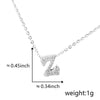 Pendant Copper Electroplated Inlaid Zircon Hiphop Style With Letters Numbers Text