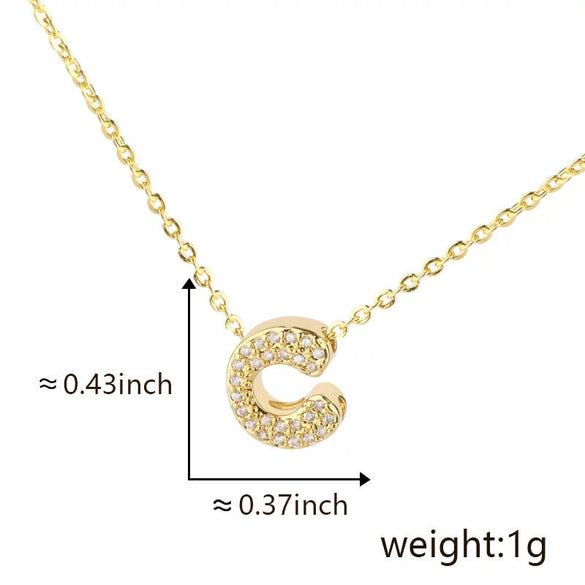 Pendant Copper Electroplated Inlaid Zircon Hiphop Style With Letters Numbers Text