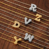 Pendant Copper Electroplated Inlaid Zircon Hiphop Style With Letters Numbers Text