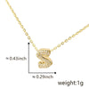 Pendant Copper Electroplated Inlaid Zircon Hiphop Style With Letters Numbers Text