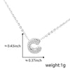Pendant Copper Electroplated Inlaid Zircon Hiphop Style With Letters Numbers Text