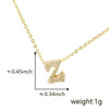 Pendant Copper Electroplated Inlaid Zircon Hiphop Style With Letters Numbers Text