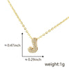 Pendant Copper Electroplated Inlaid Zircon Hiphop Style With Letters Numbers Text