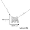 Pendant Copper Electroplated Inlaid Zircon Hiphop Style With Letters Numbers Text