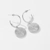 Pendant Earrings Copper Geometric Electroplated Platinum 18K Gold Retro Light Luxury Women's