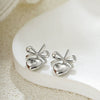 Pendant Earrings Copper Heartshaped Bow Tie Electroplating For Women