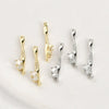 Pendant Jewelry Accessories Copper Inlaid Zircon Electroplated