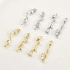 Pendant Jewelry Accessories Copper Inlaid Zircon Electroplated