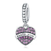 Pendant Jewelry Accessories 925 Sterling Silver Heart Shaped Infinite Eternal Love Dripping Oil Design