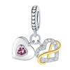 Pendant Jewelry Accessories 925 Sterling Silver Heart Shaped Infinite Eternal Love Dripping Oil Design