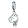 Pendant Jewelry Accessories 925 Sterling Silver Heart Shaped Infinite Eternal Love Dripping Oil Design