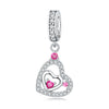 Pendant Jewelry Accessories 925 Sterling Silver Heart Shaped Infinite Eternal Love Dripping Oil Design