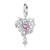 Pendant Jewelry Accessories 925 Sterling Silver Heart Shaped Infinite Eternal Love Dripping Oil Design