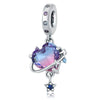 Pendant Jewelry Accessories 925 Sterling Silver Heart Shaped Infinite Eternal Love Dripping Oil Design