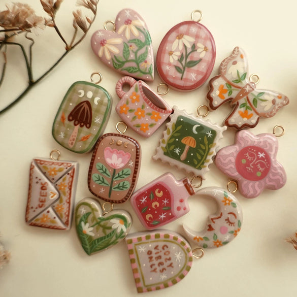 Pendant Jewelry Copper Bow Shape Electroplated Colorful Series Women