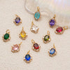 Pendant Jewelry Copper Geometric Style Set With Gems