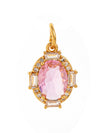 Pendant Jewelry Copper Geometric Style Set With Gems